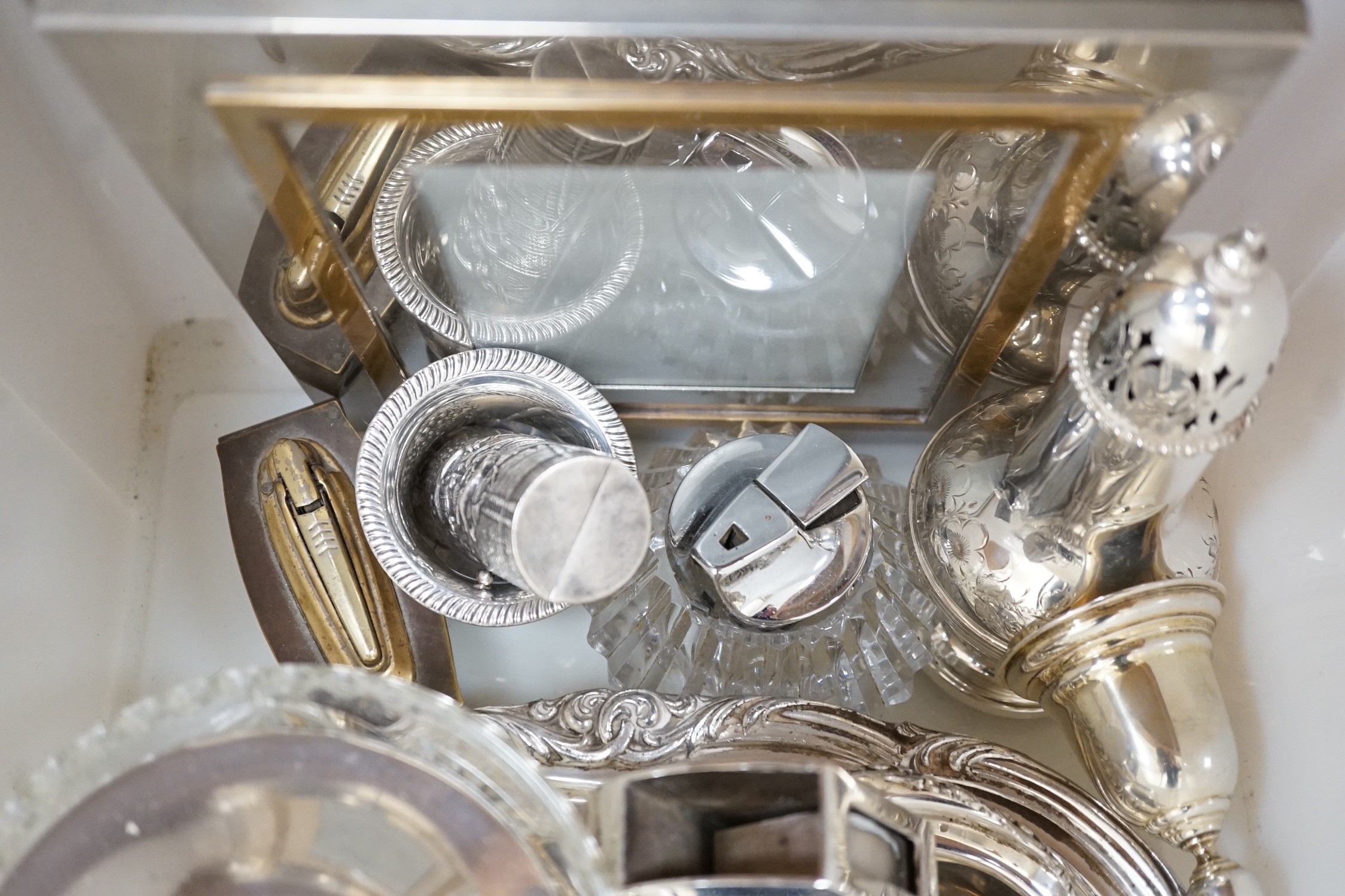 A quantity of silver plated ware